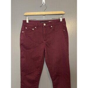 Aeropostale Jeggings Womens 6 Burgundy High Waisted Skinny Stretch Jeans Pants